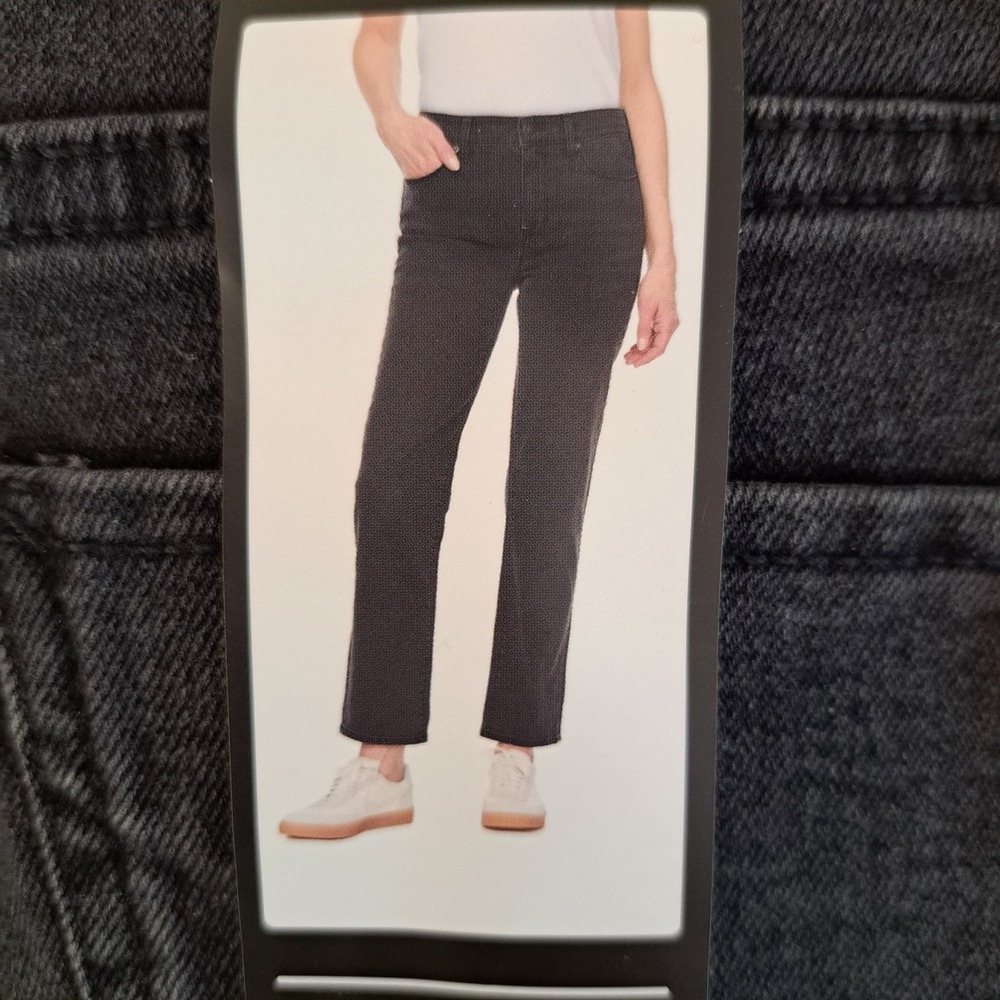 Hudson Midrise Straight Jean Womens 4/27 Night Time NWT Stretch Denim 853-414-B9